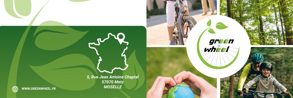 Flyer de présentation green wheel