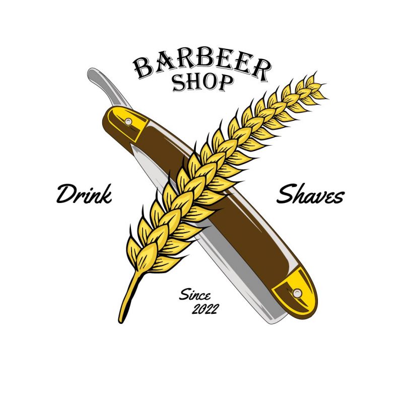 Logo Barbeer shop (projet fictif)