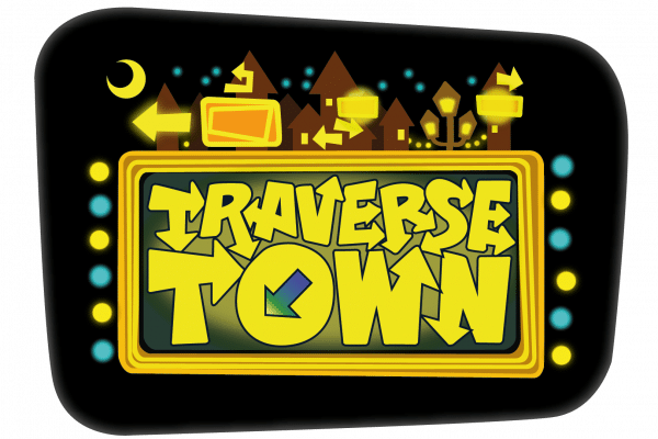 Illustration du monde Traverse town dans l'univers de Kingdom Hearts